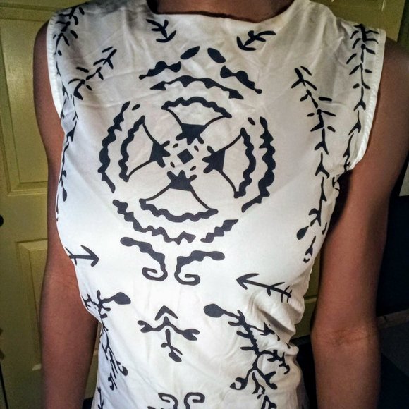 chic and one of a kind HANYAGEDIAO JAPAN brand maxi sleeveless dress *w/tag - Picture 7 of 7